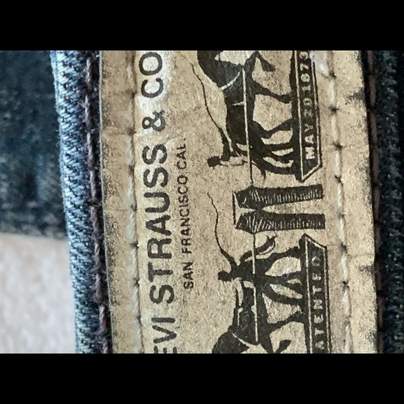 Levi’s girls skinny moulant jeans size 6 glitter - Picture 7 of 11